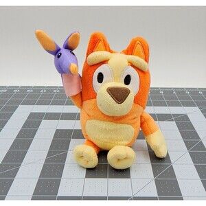Bluey Friends Bingo With Bob Bilby Puppet Stuffed Animal 7 Inch Plush